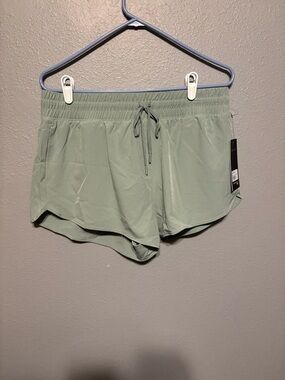 90 Degree By Reflex Sage Drawstring Athletic Shorts